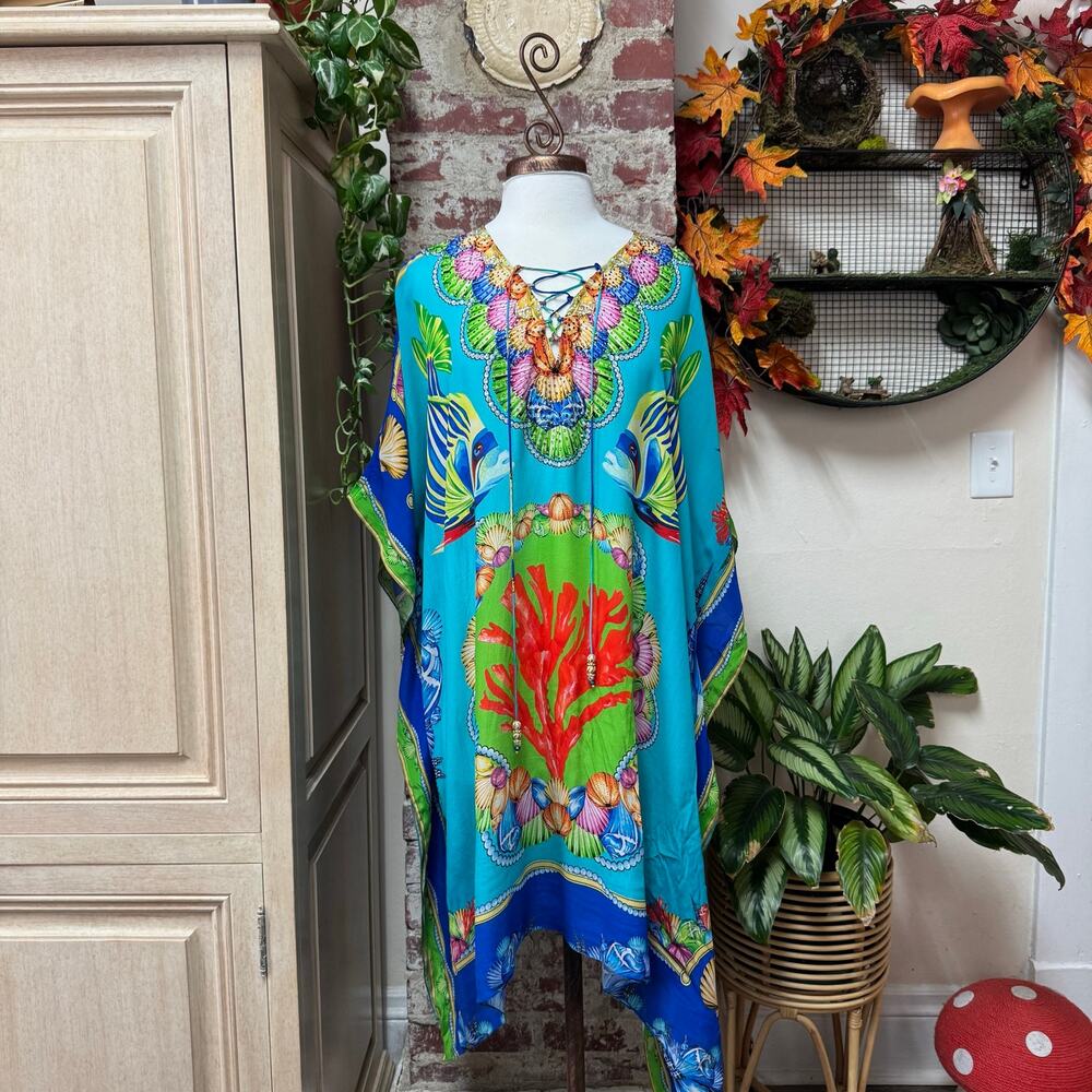 Czarina “Once in a Blue Moon” Kaftan One Size